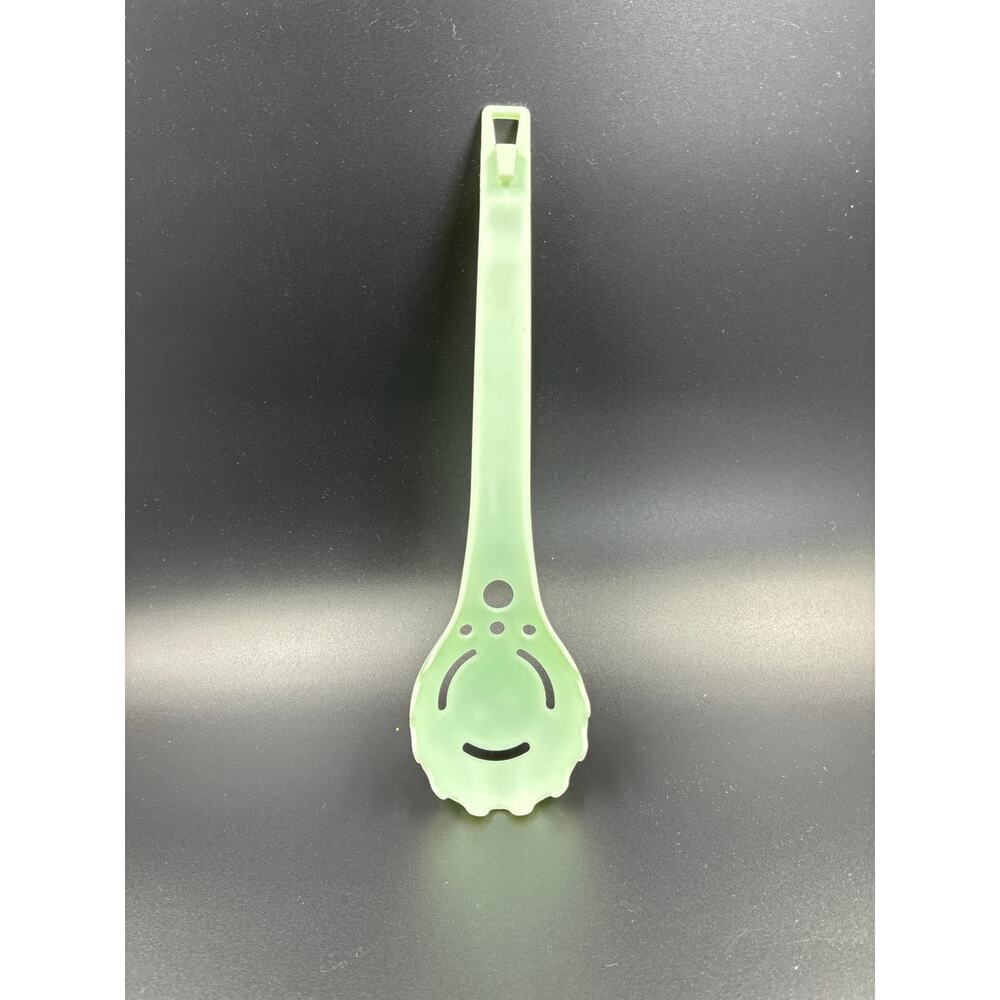Vintage Nylon Pasta Server Mint Green Spaghetti Spoon MCM Pot Hook